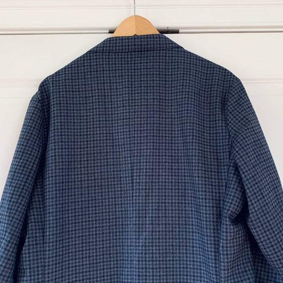 J Crew Blazer Ludlow Jacket Plaid Unlined Moon Flannel Unstructured Size 42 Slim - Picture 5 of 9